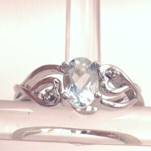 GSK Sterling Silver Ring Pinkie Size 5 Gem Stone Kings Retro Vintage Minimalist